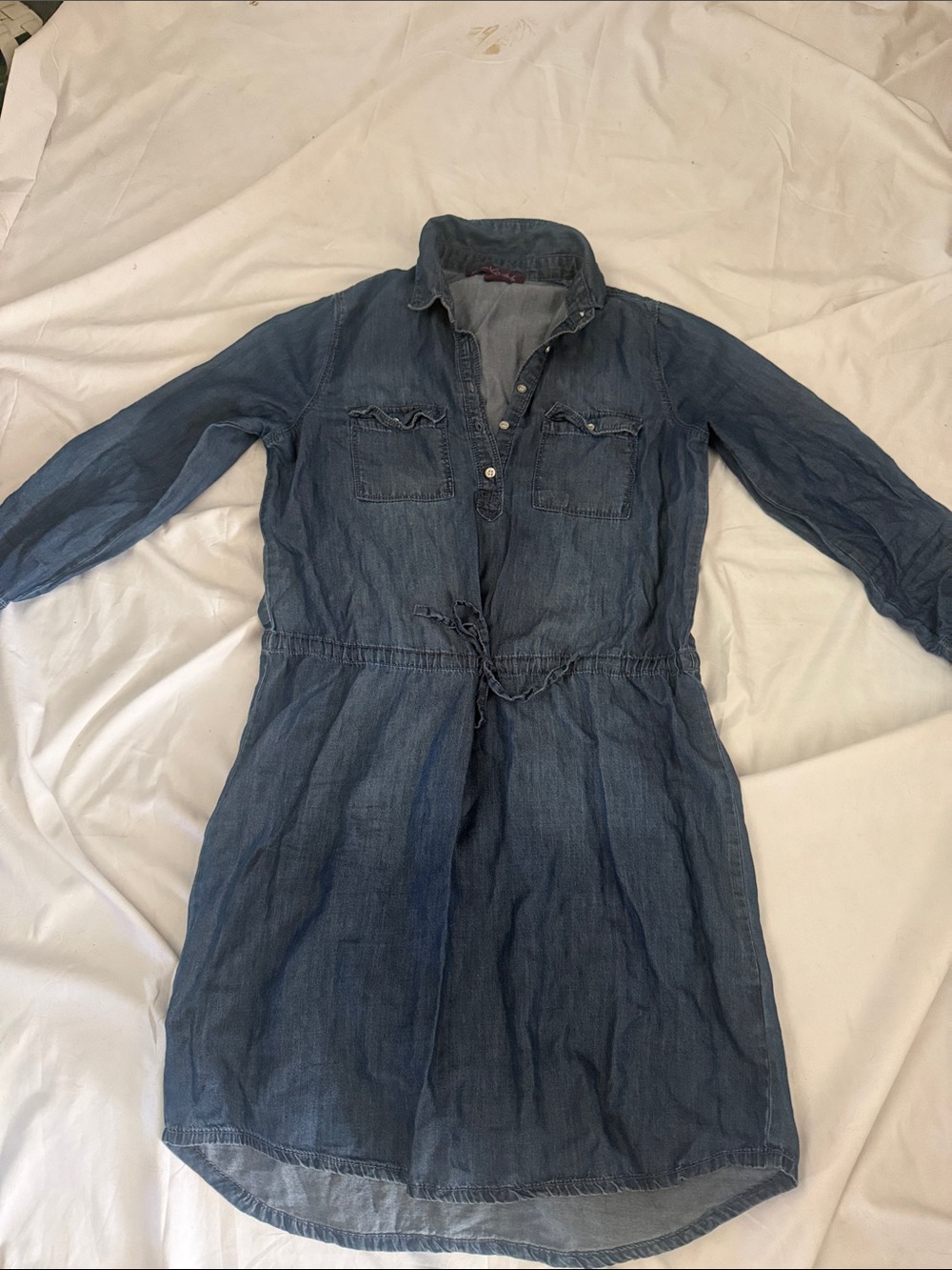 Gloria Vanderbilt Indigo Denim Shirt Dress